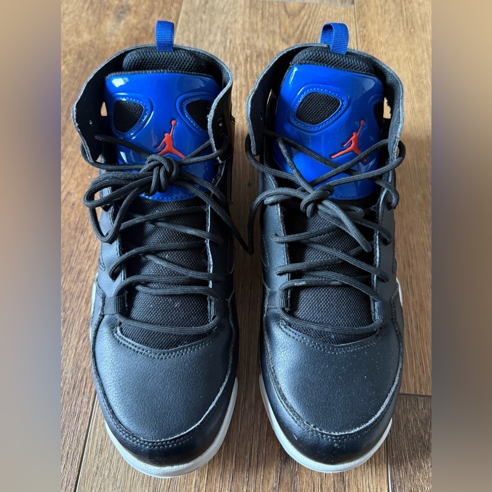 Jordan Flight Club 91 Black Royal Orange Size 7 Y (No Box)